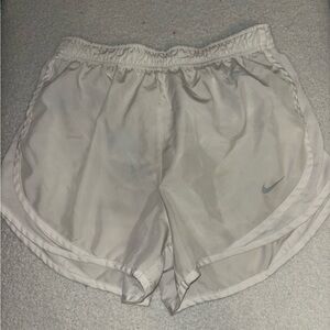 Nike White Dri-FIT Shorts